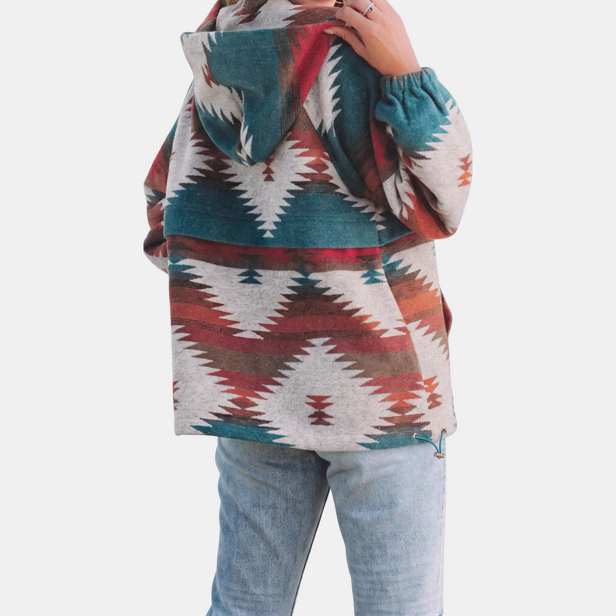 Women's Oversized Quarter Zip Hoodie
