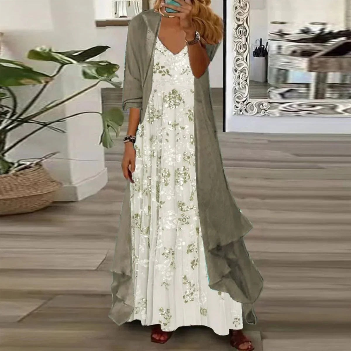 Bryleigh | Maxi Dress Two-Piece Set