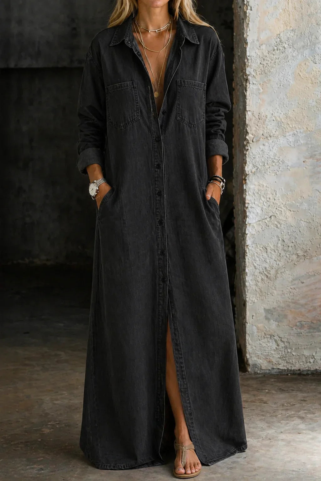 Delana™ | Button Down Dress