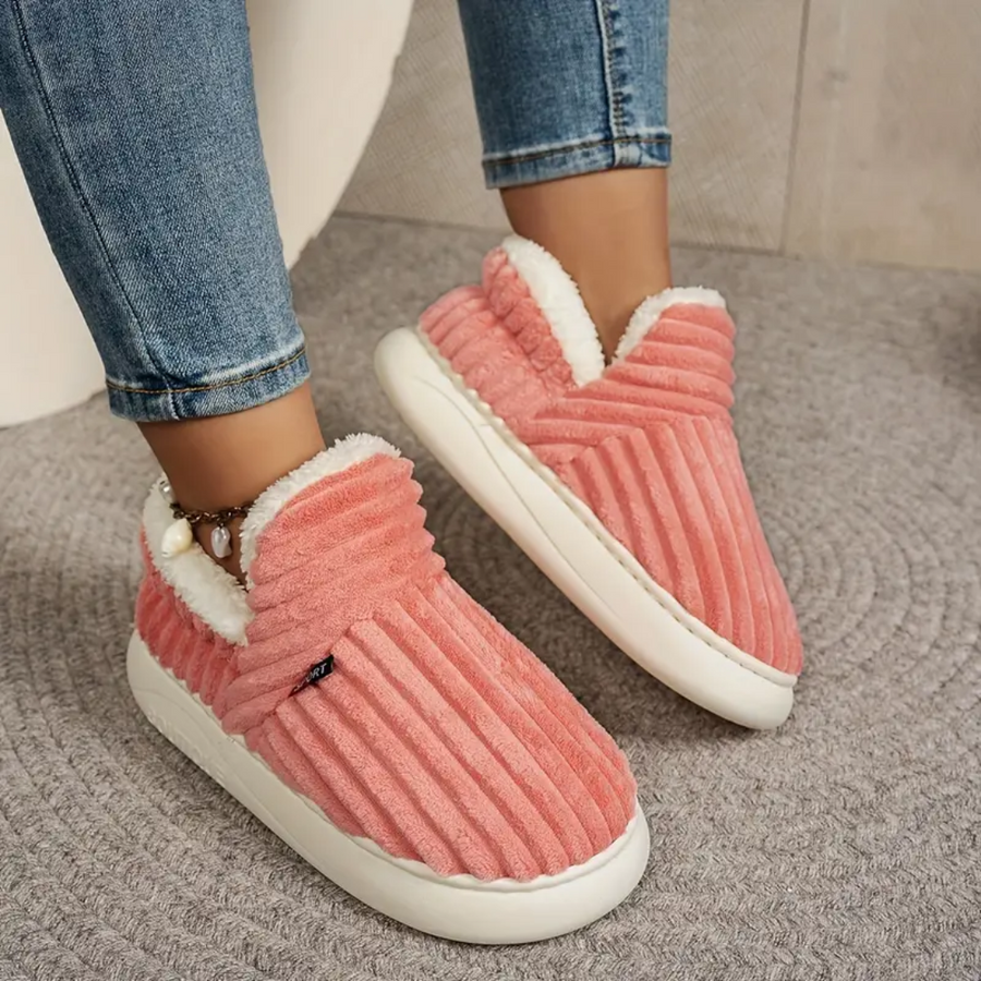 FLEECE COMFORT SLIPPERS - 40% OFF