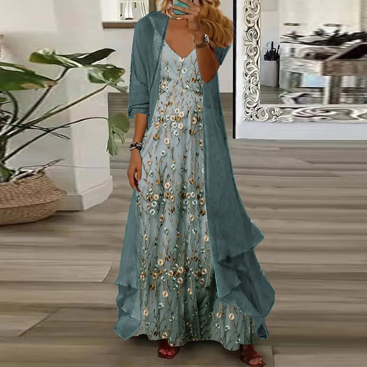 Bryleigh | Maxi Dress Two-Piece Set