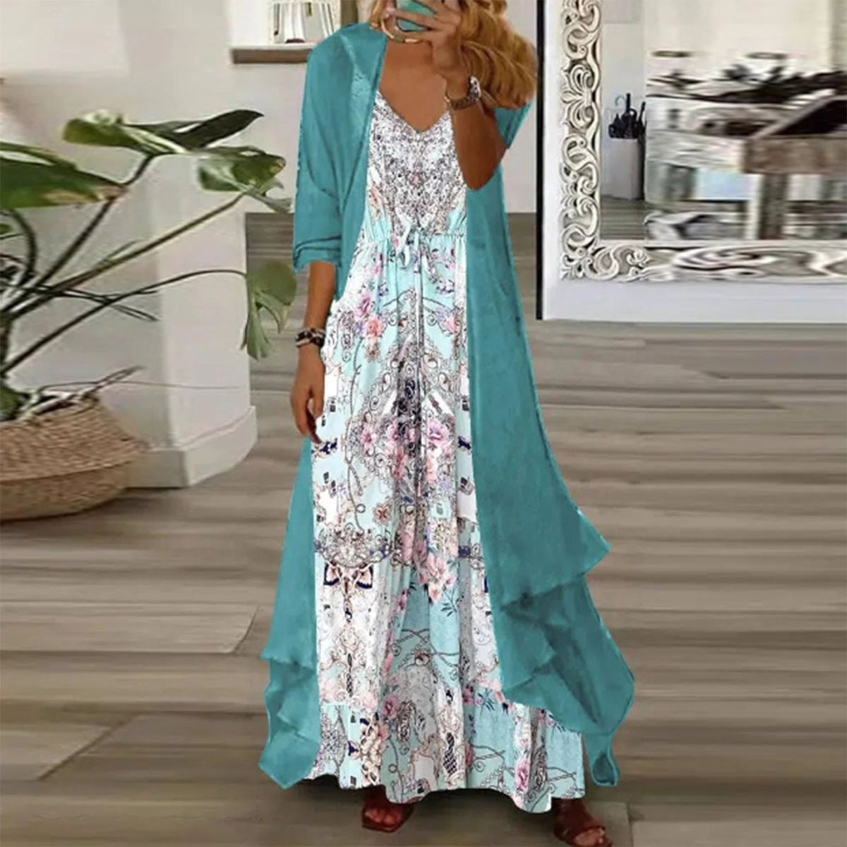Bryleigh | Maxi Dress Two-Piece Set
