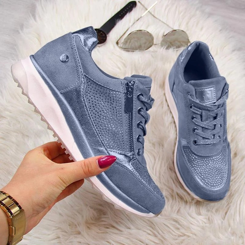 Ginette | Zip-Up Orthopedic Sneakers