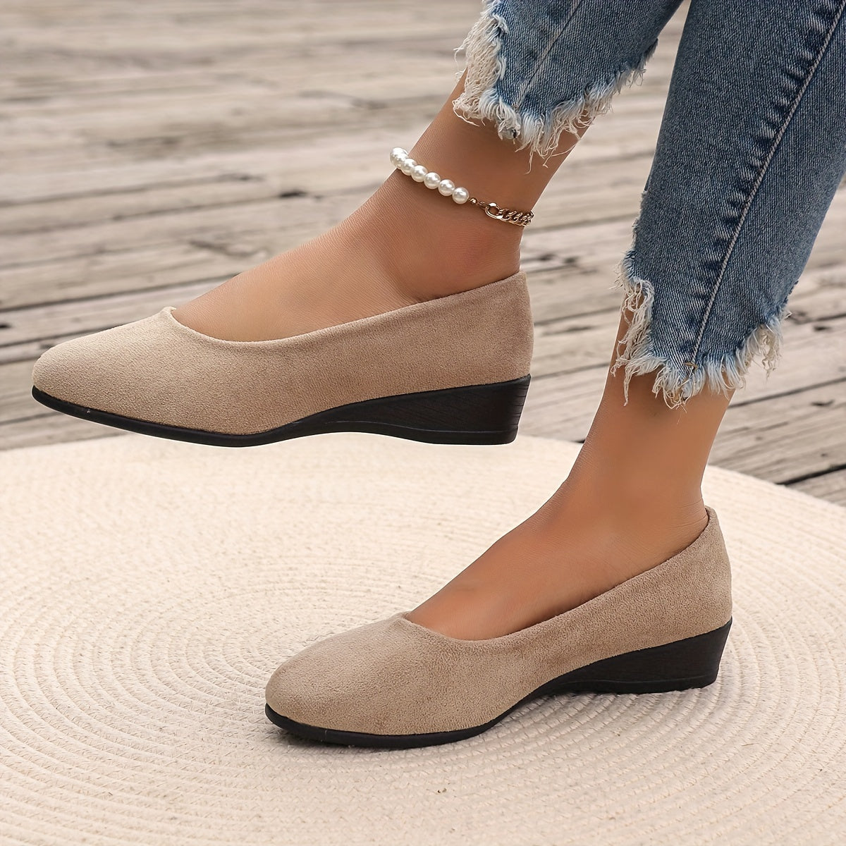 Clara | Elegant Comfort Wedges