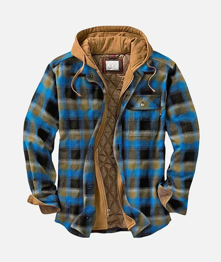 Alex | Checkered Patchwork Jacket