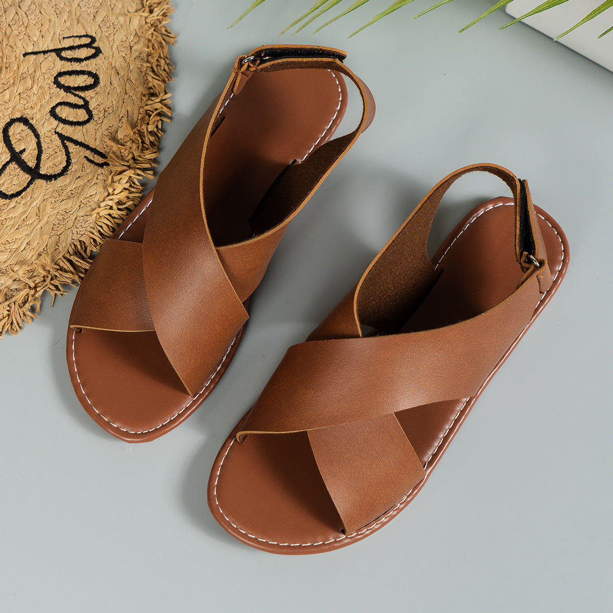 TANYA™ – Criss-Cross Flat Sandals