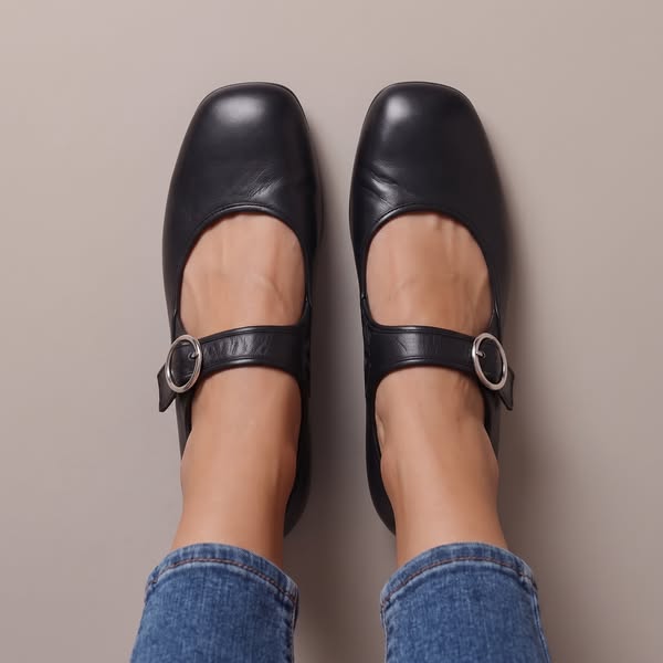 Josephine | Leather Mary Janes