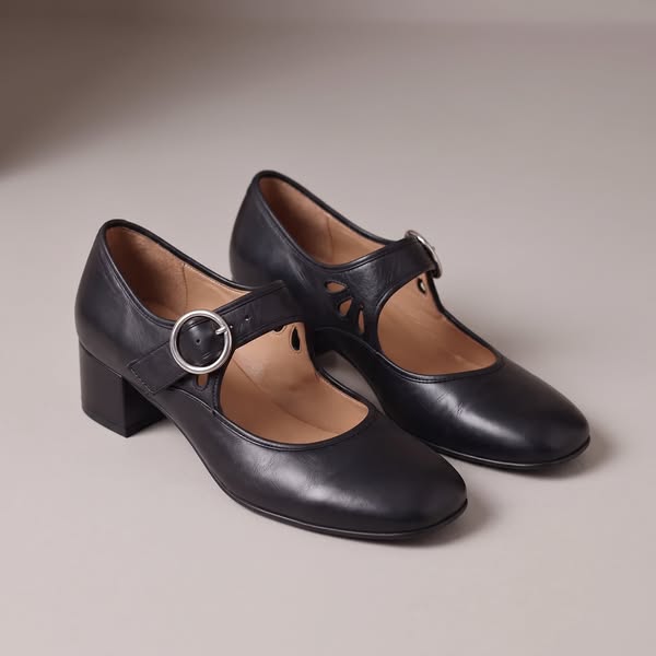 Josephine | Leather Mary Janes