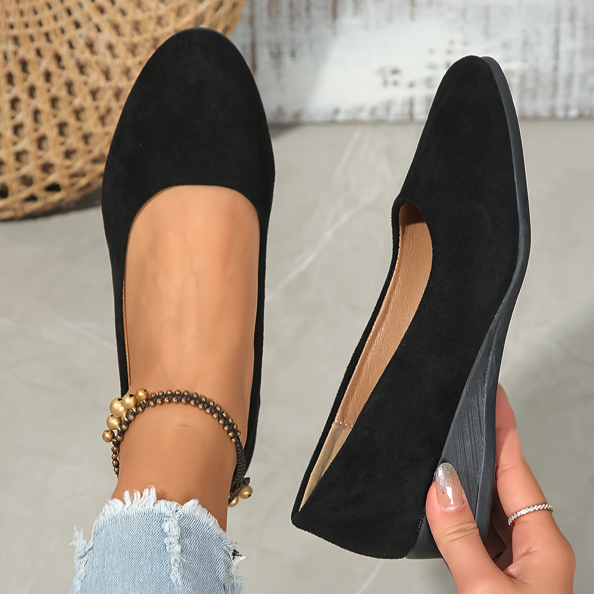 Clara | Elegant Comfort Wedges