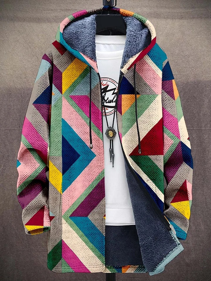 Cynthia | Artful Hooded Cardigan