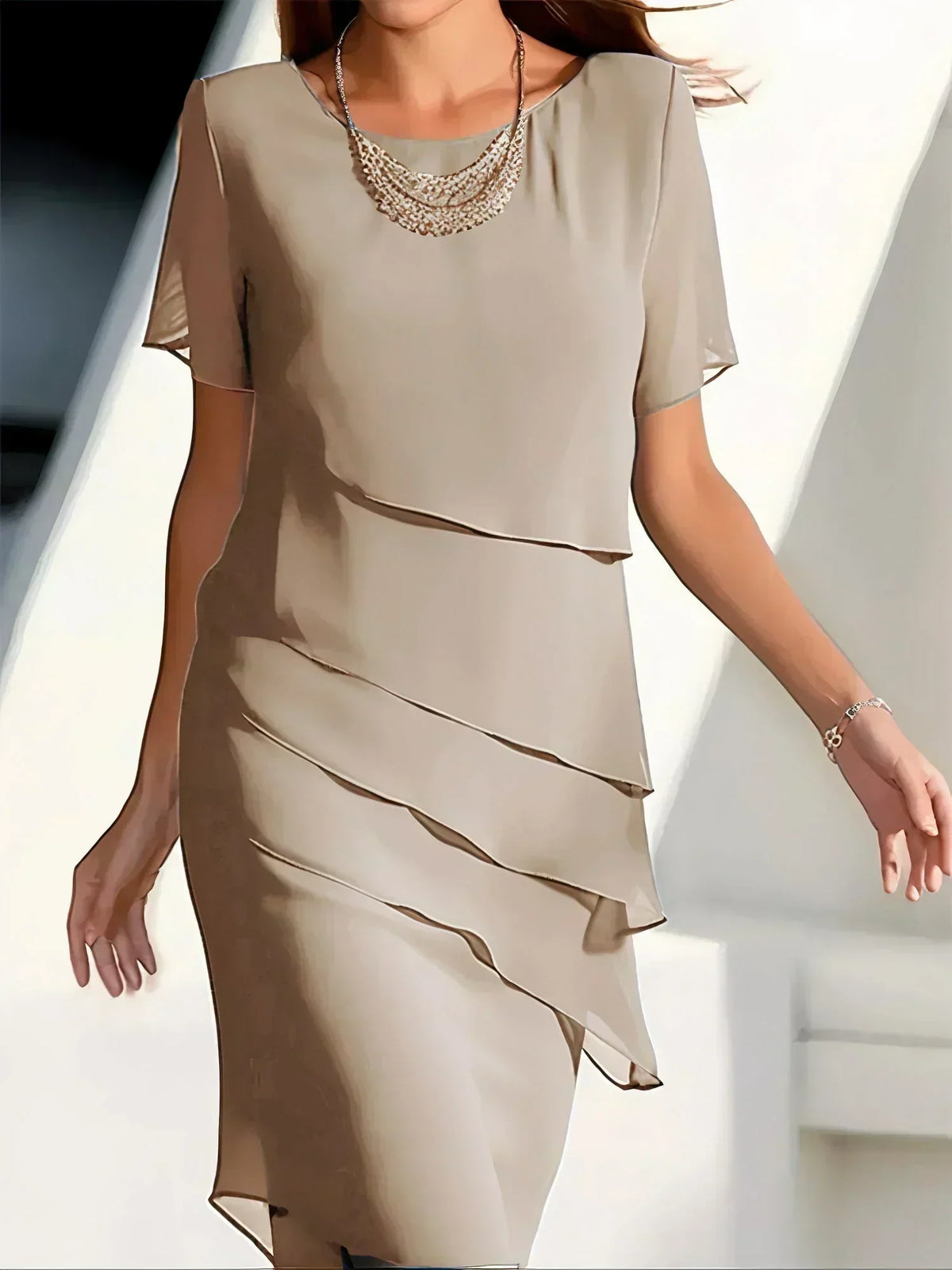 Kallira | Elegant Layered Dress