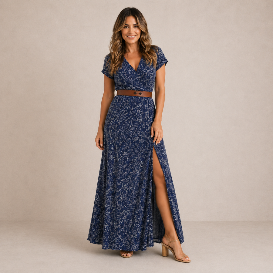 Nadessa™ | Elegant Flowy Maxi Dress