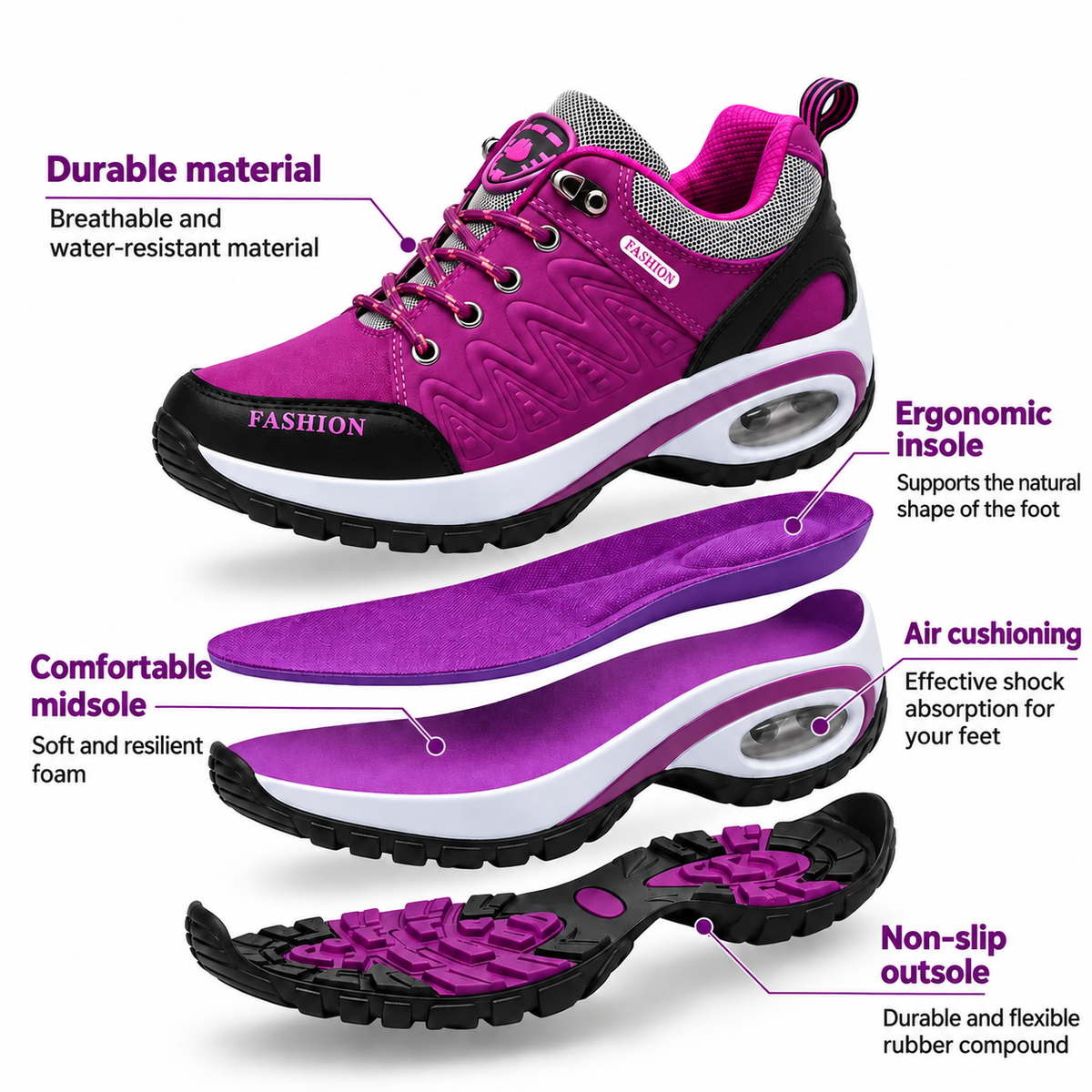 Lucy | Orthopedic Walking Shoes