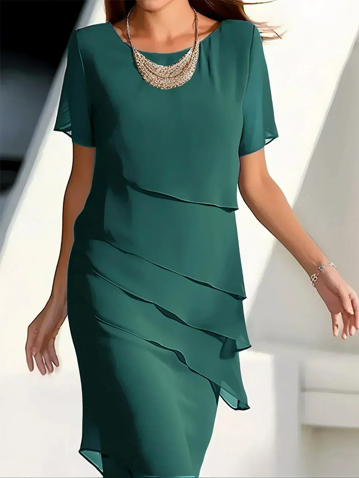 Kallira | Elegant Layered Dress