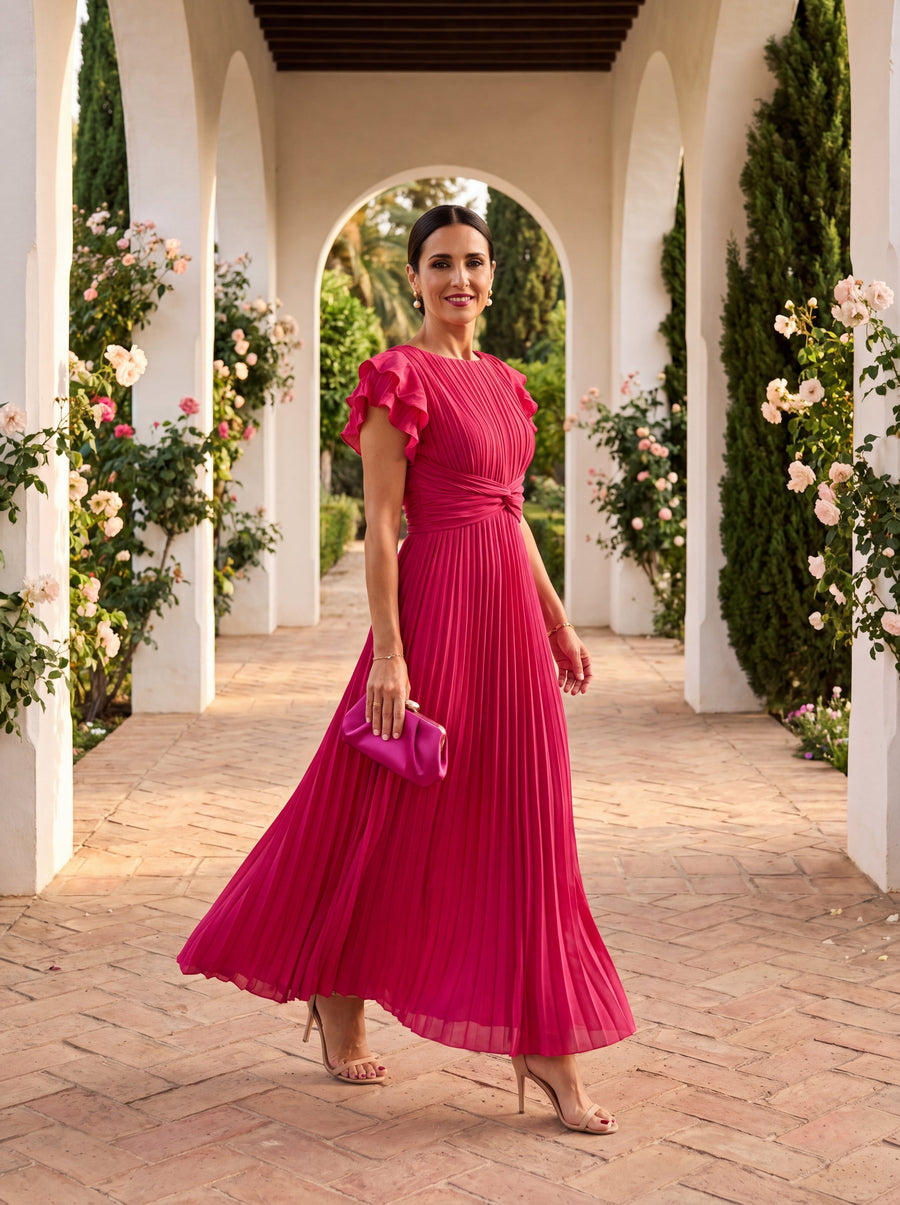 Gloria™ │ Elegantly Draped Dress