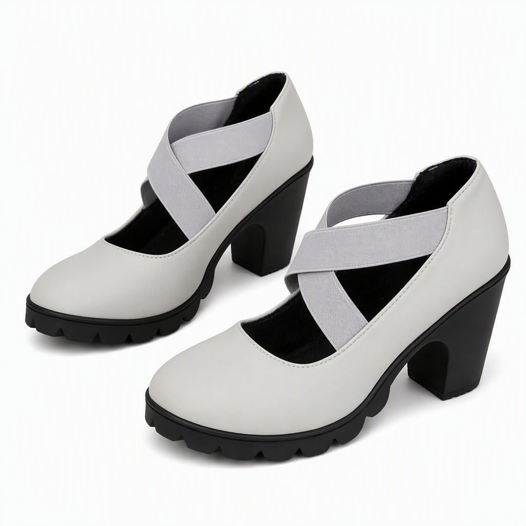 Margot | Block Heel Mary Janes
