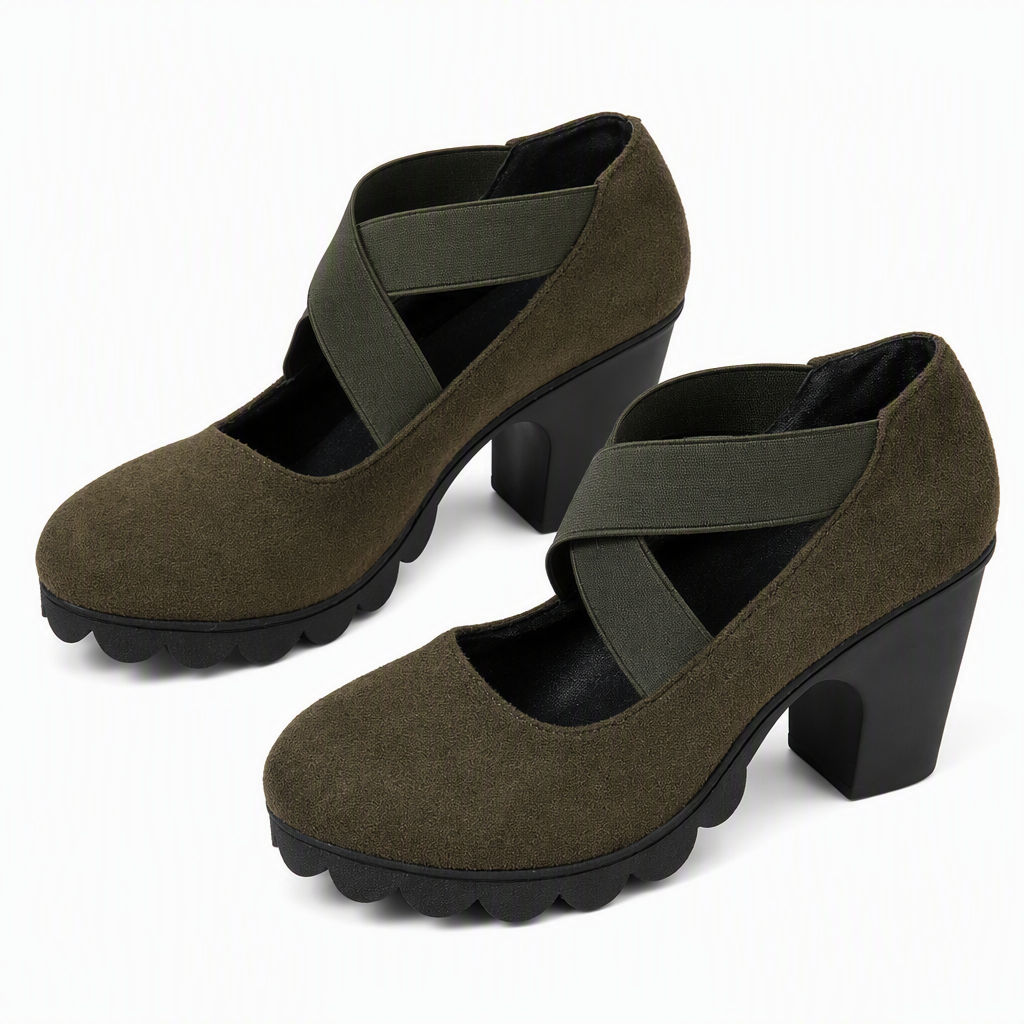 Margot | Block Heel Mary Janes