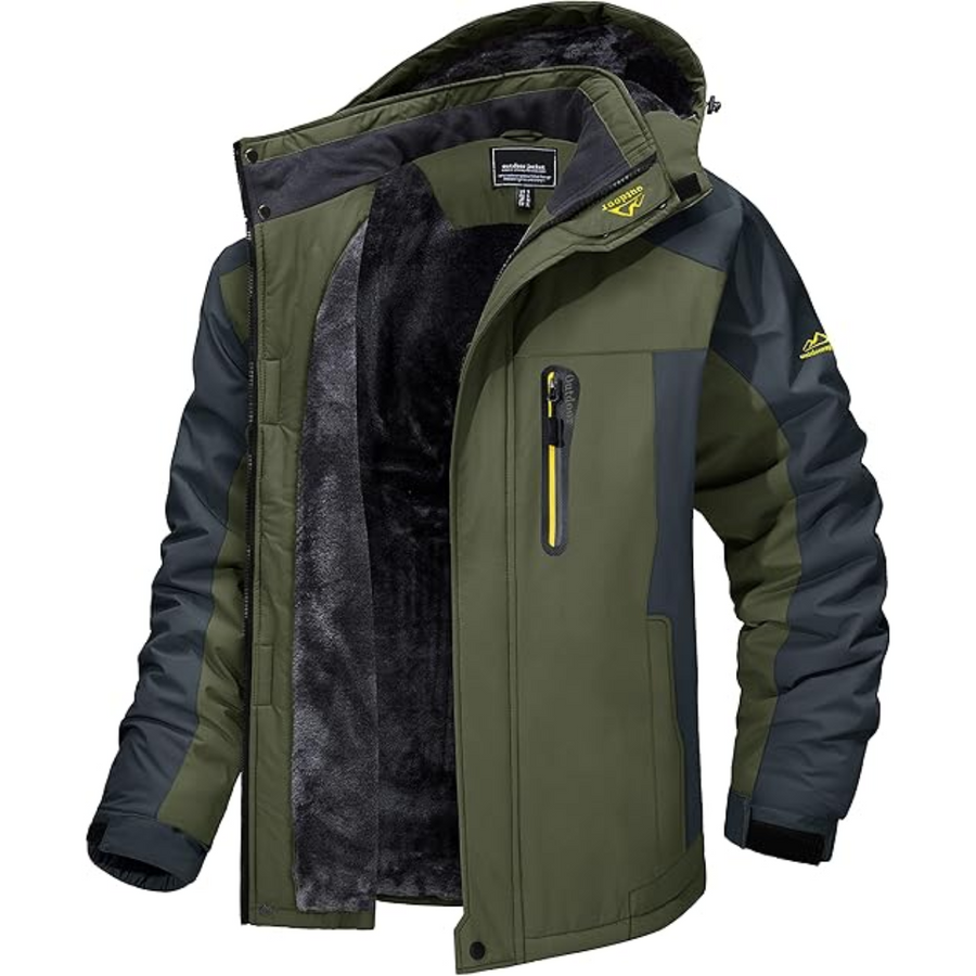 Henry | Comfortable Warm Fleece Lined Waterproof Winter Jacket