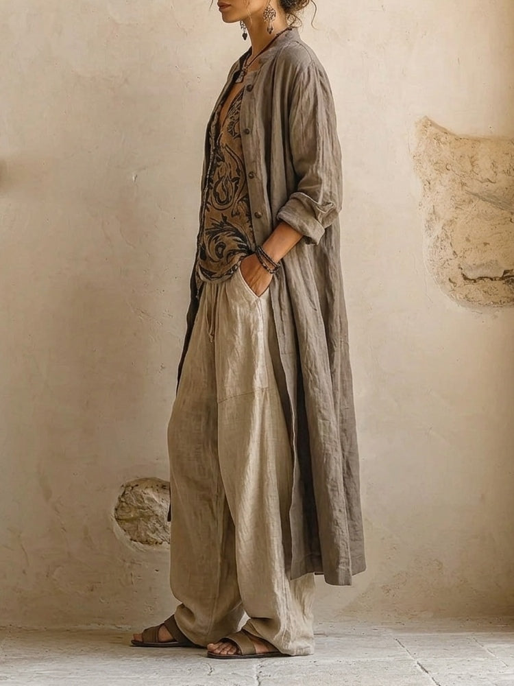 Hannah™ | THREE-PIECE LINEN SET