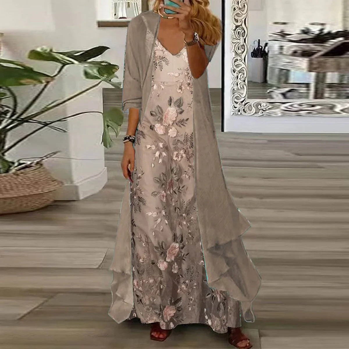 Bryleigh | Maxi Dress Two-Piece Set