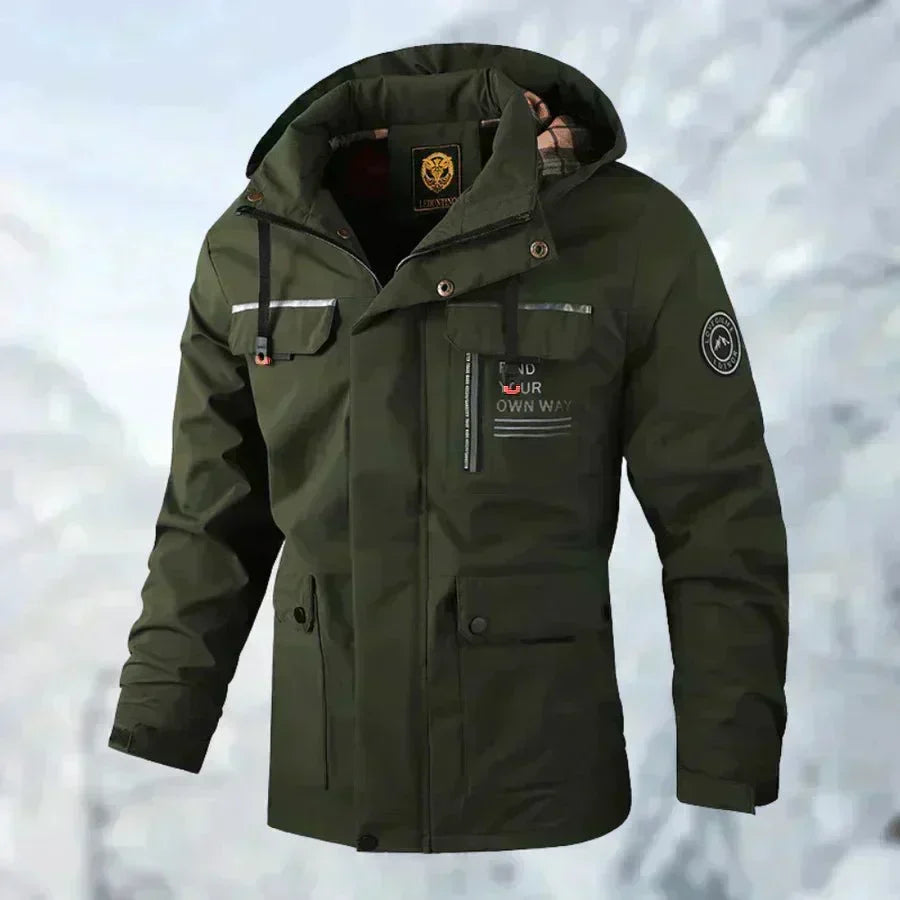 Logan | Comfortable Waterproof Hooded Windbreaker Winter Jacket