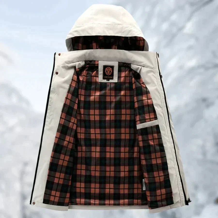 Logan | Comfortable Waterproof Hooded Windbreaker Winter Jacket