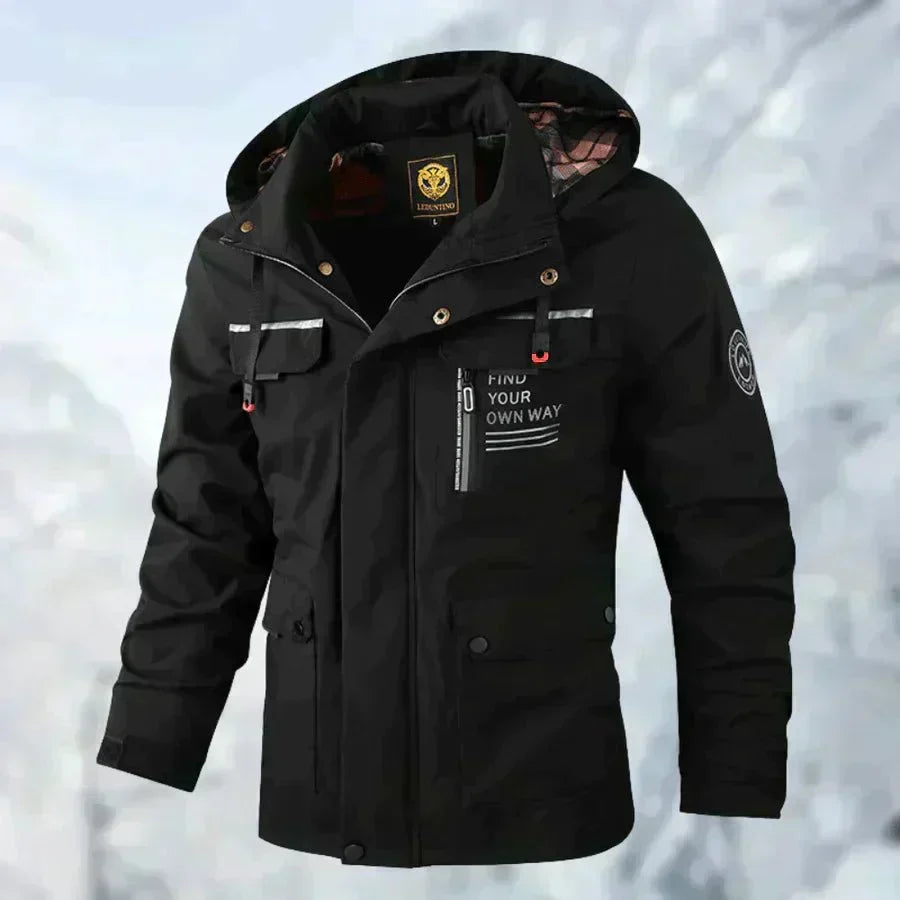 Logan | Comfortable Waterproof Hooded Windbreaker Winter Jacket