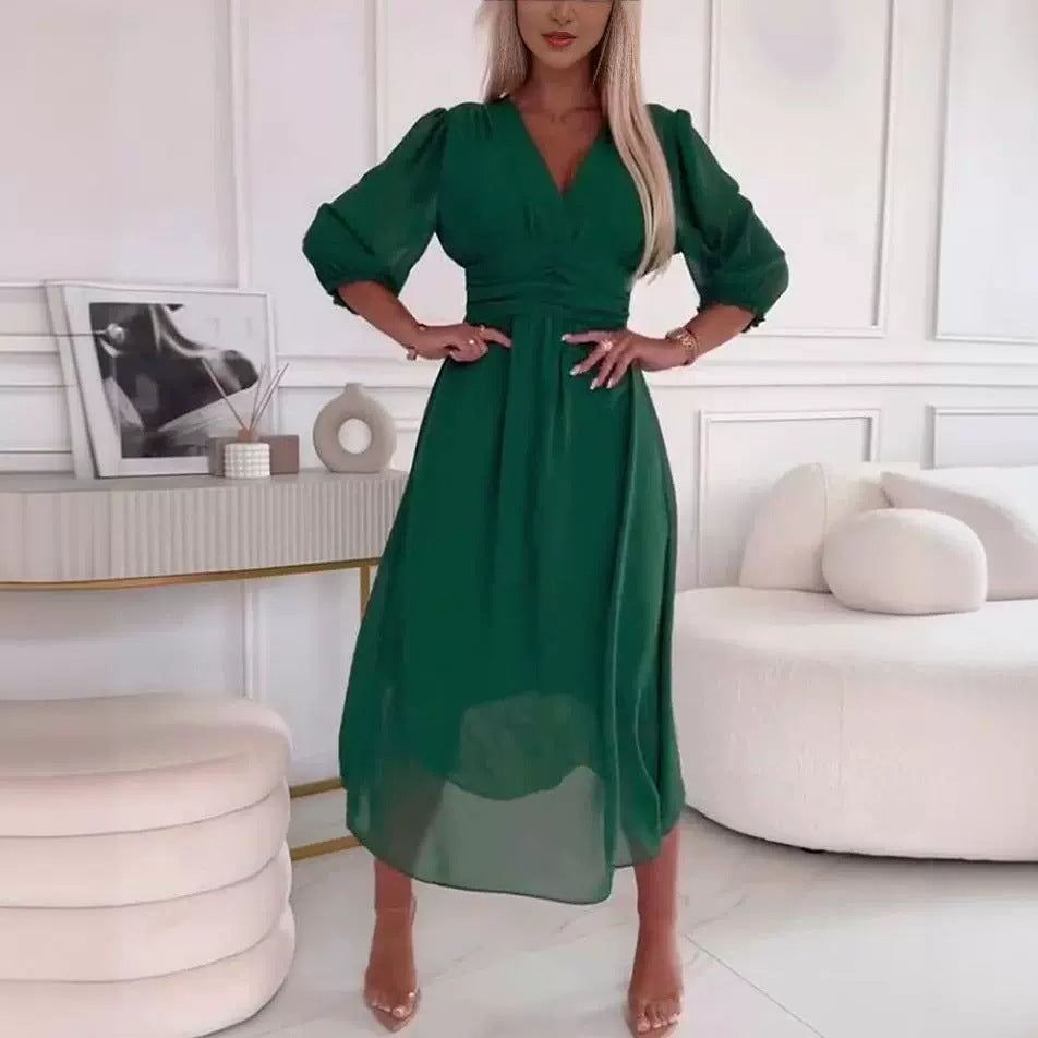 NAOMI™ - Elegant Chiffon Dress