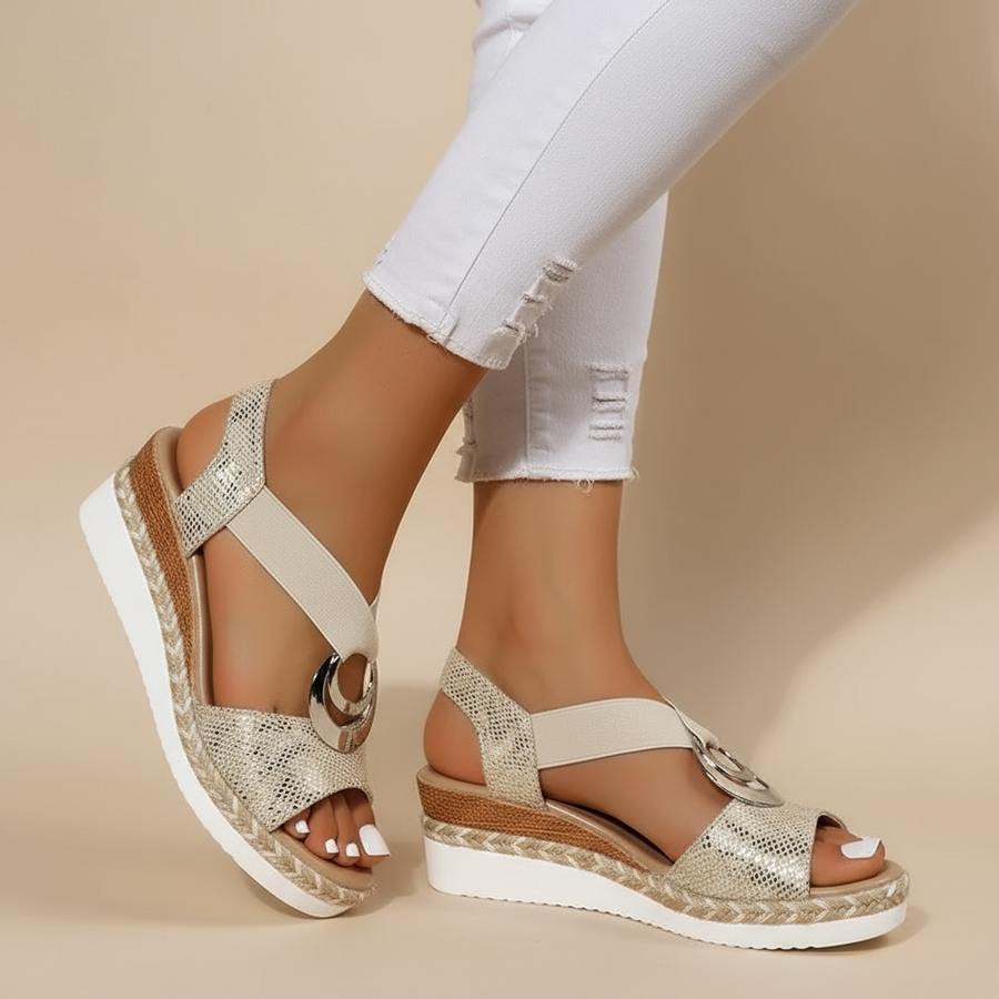 Myla™ │ Elegant Platform Sandals