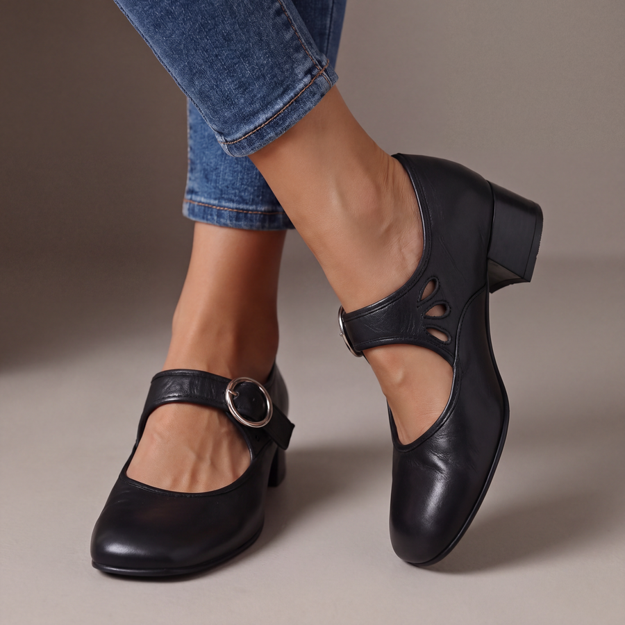 Nancy | Classic Buckle Mary Janes