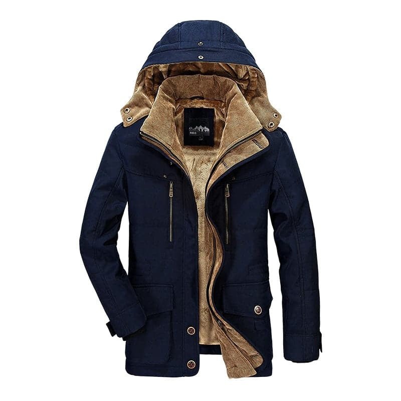 William | Warm Fleece Lined Hooded Winter Jacket