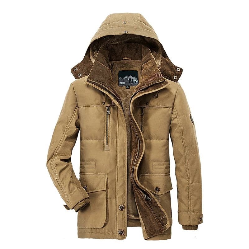 William | Warm Fleece Lined Hooded Winter Jacket