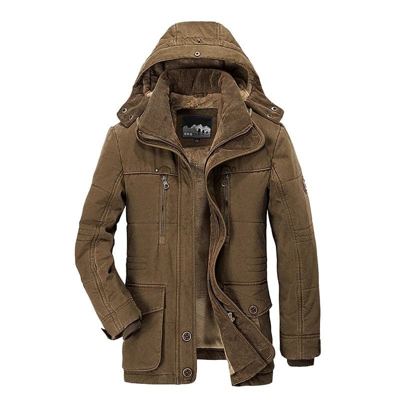 William | Warm Fleece Lined Hooded Winter Jacket