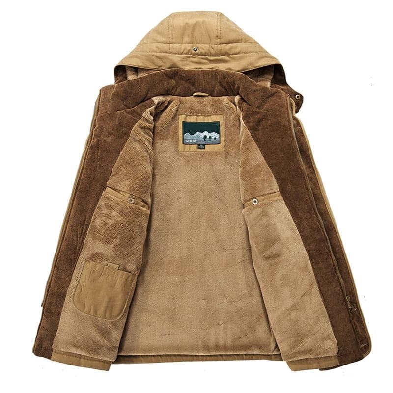 William | Warm Fleece Lined Hooded Winter Jacket