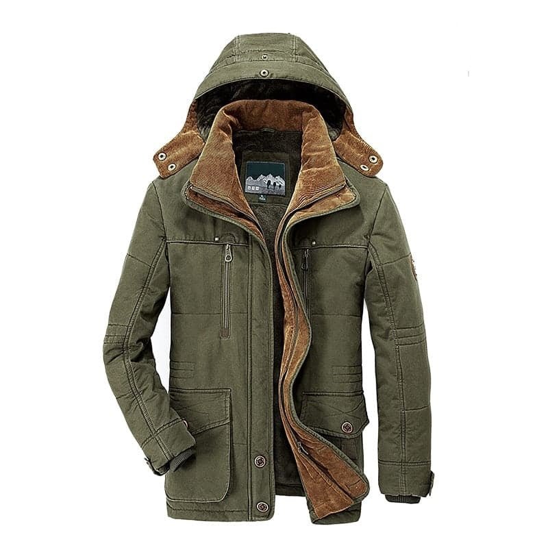 William | Warm Fleece Lined Hooded Winter Jacket