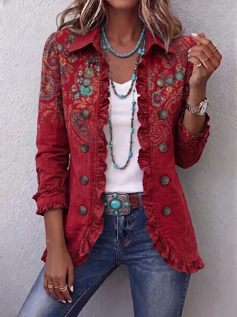 Kimberly – Boho Floral Jacket