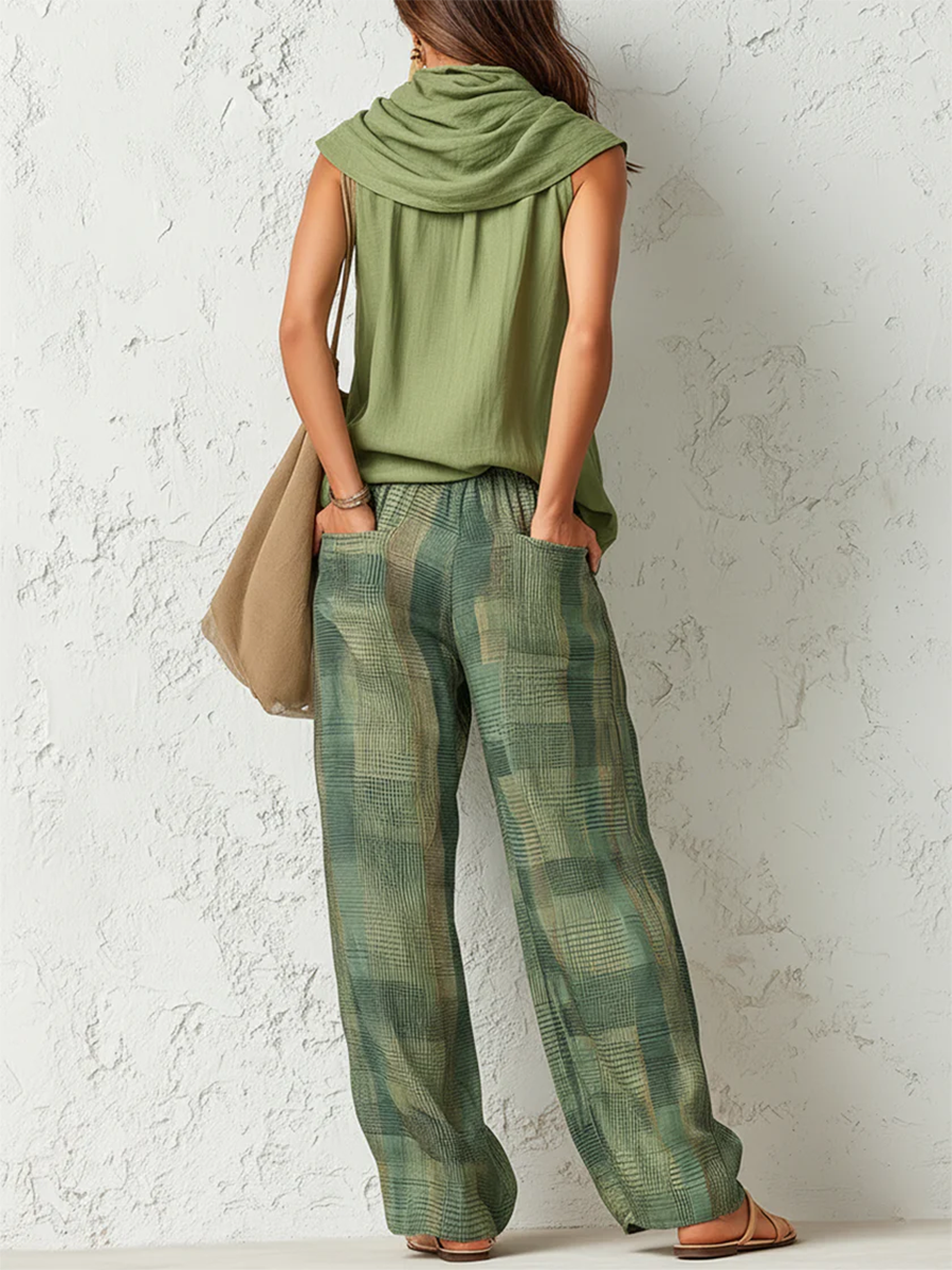 Noor | Wide-Leg Two-Piece Set.