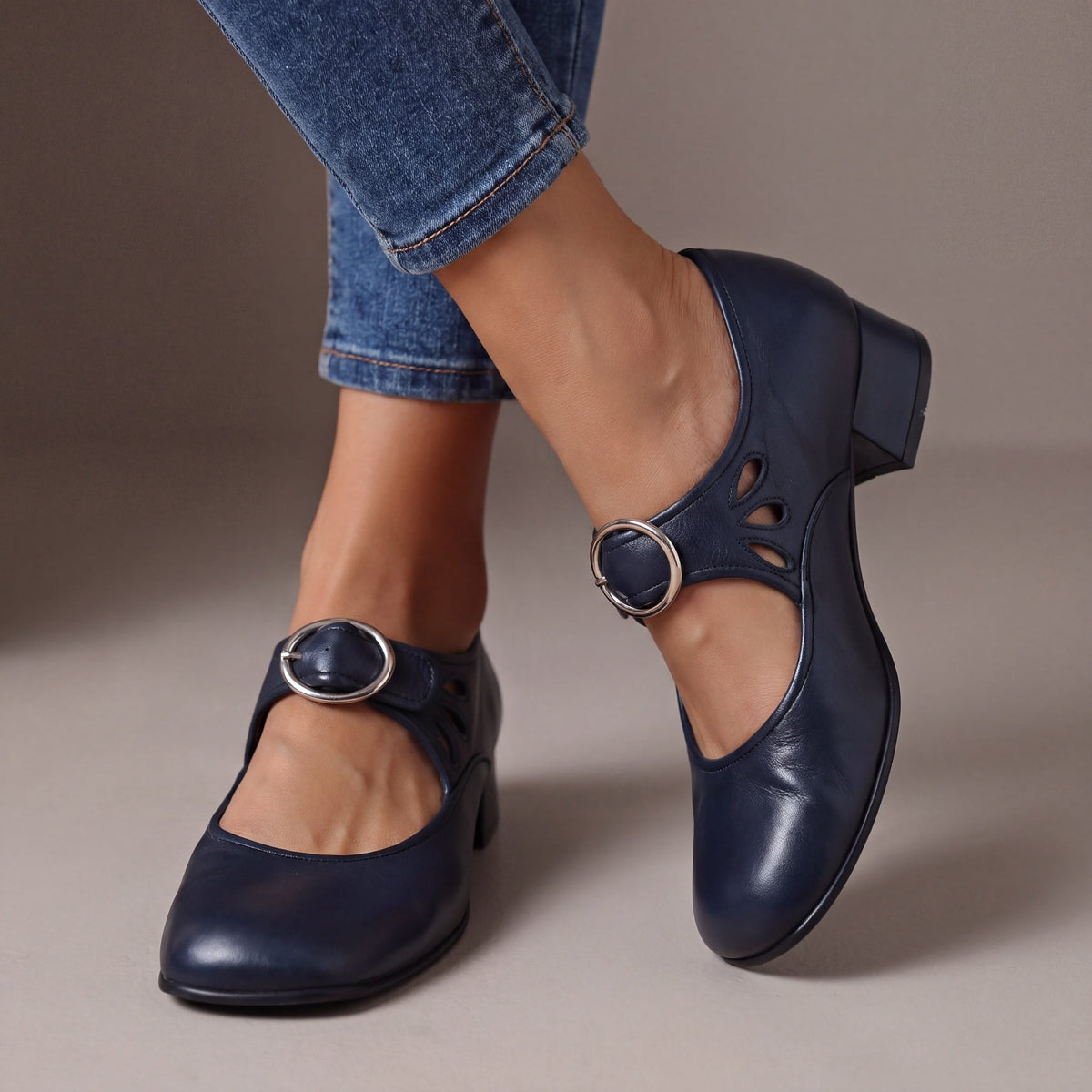 Josephine | Leather Mary Janes